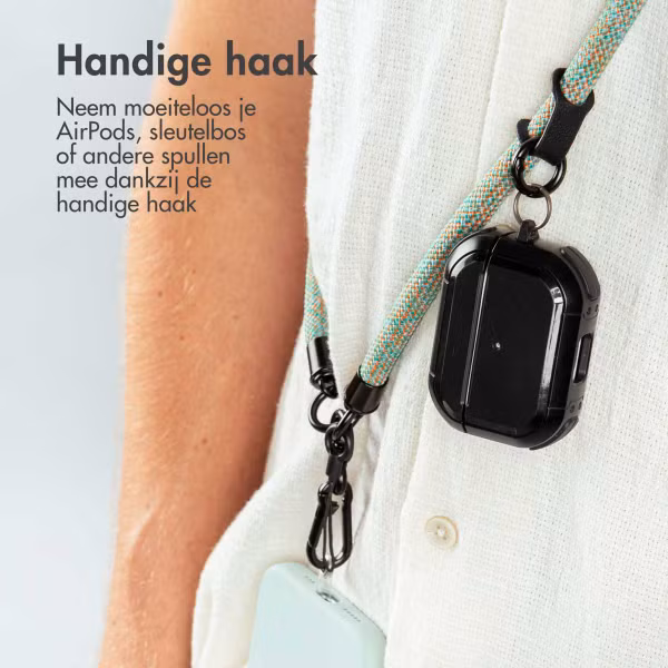 imoshion Universeel telefoonkoord one size - 10 mm dik - Groen / Oranje