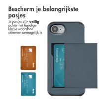 imoshion Backcover met pasjeshouder iPhone 16e - Donkerblauw