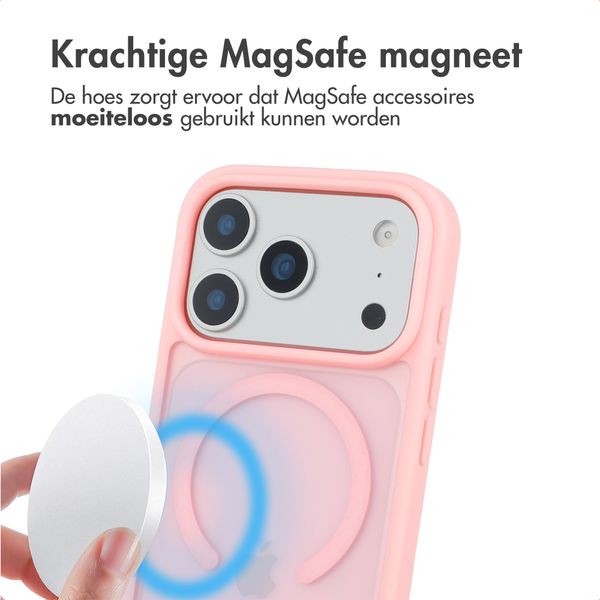imoshion Color Guard Backcover met MagSafe Apple iPhone 17 Pro Max - Lichtroze