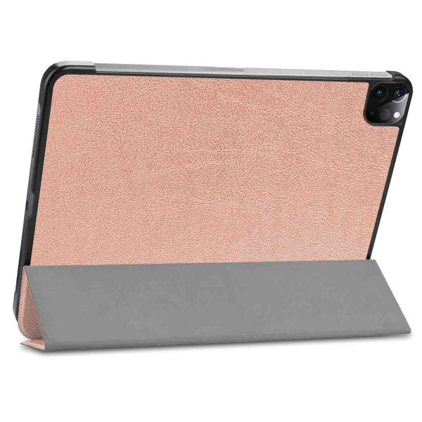 imoshion Trifold Bookcase iPad Pro 12.9 (2018/2020/2021/2022) - Rosé Goud