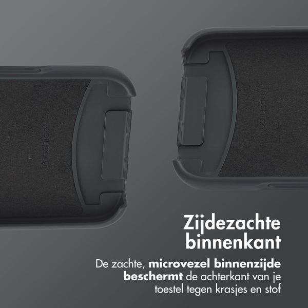imoshion Color Backcover met afneembaar koord MagSafe Apple iPhone 16 - Zwart