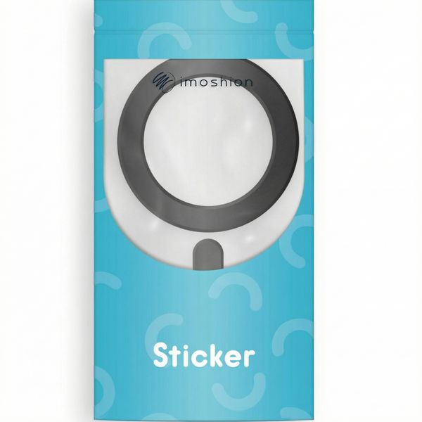 imoshion MagSafe sticker met installatiehulp - Zwart