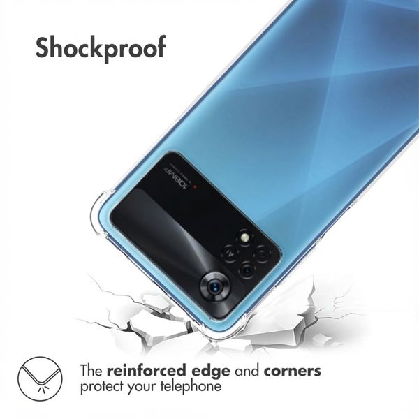 imoshion Shockproof Case Xiaomi Poco X4 Pro 5G - Transparant
