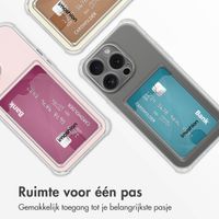 imoshion Softcase Backcover met pashouder Apple iPhone 15 Pro Max - Transparant