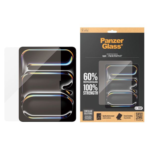 PanzerGlass Ultra Wide Fit Screenprotector Apple iPad Pro 13 (2024) M4 / Air 13 inch (2025) M3 / (2024) M2