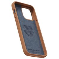 Njorð Collections Genuine Leather Case iPhone 14 Pro Max - Cognac