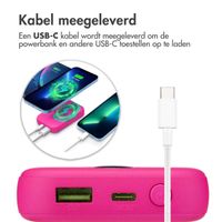 imoshion MagSafe Powerbank - 10.000 mAh - Draadloze powerbank - Hot Pink