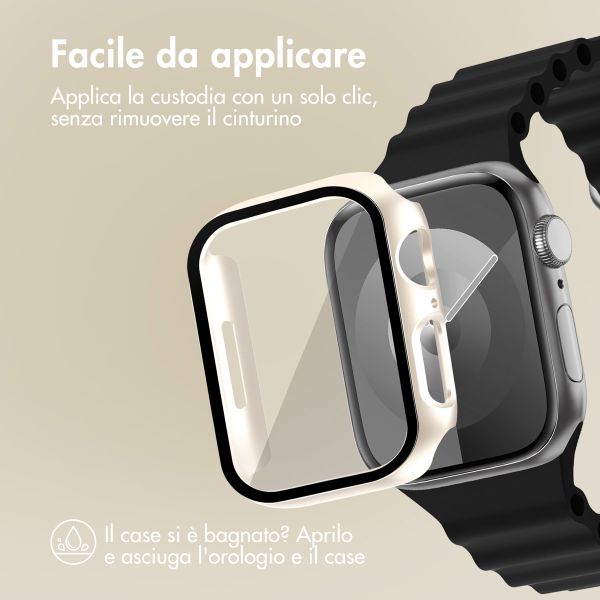 imoshion Full Cover Hardcase Apple Watch 7 / 8 / 9 - 41 mm - Sterrenlicht