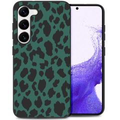 imoshion Design hoesje Samsung Galaxy S23 - Luipaard - Groen / Zwart