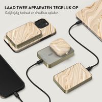 Burga Magnetic Powerbank 5.000 mAh - Geschikt voor MagSafe en Qi2 - Full Glam / Gold