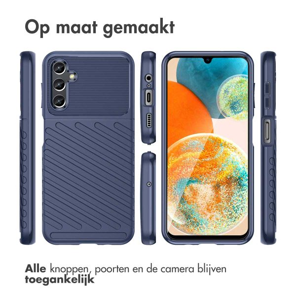 imoshion Thunder Backcover Samsung Galaxy A14 (5G/4G) - Donkerblauw