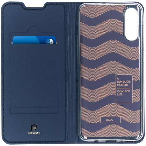 Dux Ducis Slim Softcase Bookcase Samsung Galaxy A70 - Donkerblauw