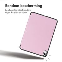 imoshion Trifold Bookcase Apple iPad 11 (2025) 11 inch A16 / iPad 10 (2022) 10.9 inch - Roze