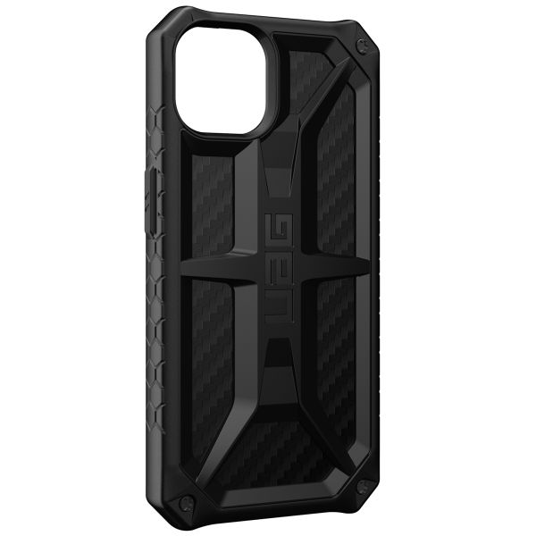 UAG Monarch Backcover Apple iPhone 13 - Carbon Fiber