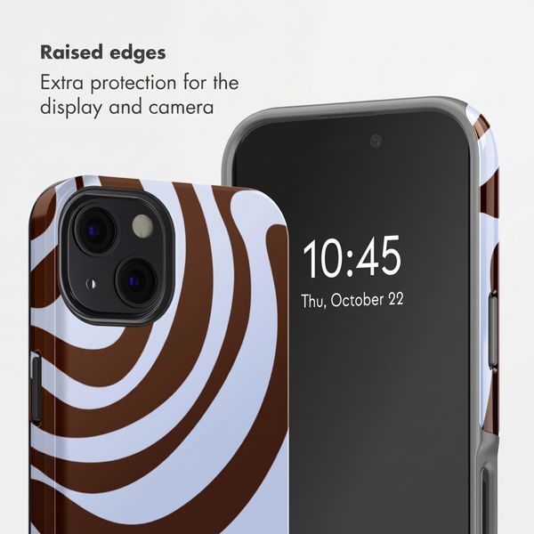 Selencia Vivid Back Cover Apple iPhone 13 - Dream Swirl Chocolate