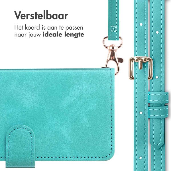 imoshion Bookcase met koord Apple iPhone 16 - Turquoise