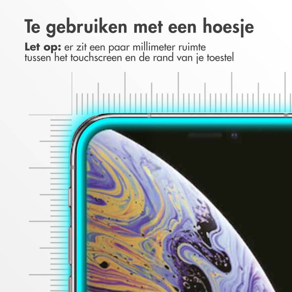 Accezz Gehard Glas Screenprotector voor iPhone 11 Pro Max / Xs Max