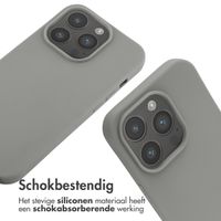 imoshion Siliconen hoesje met koord iPhone 14 Pro - Lichtgrijs