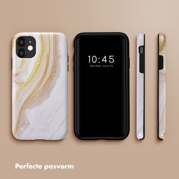 Selencia Vivid Backcover Apple iPhone 11 - Chic Marble Gold