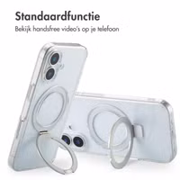 Accezz Ring Stand Backcover met MagSafe Apple iPhone 17 - Transparant