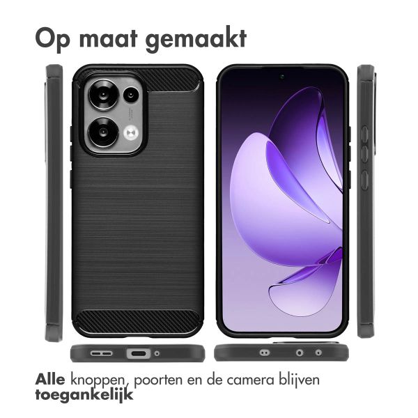 imoshion Brushed Backcover Oppo Reno 13 - Zwart