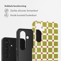 Selencia Vivid Backcover Samsung Galaxy S25 - Check This Olive