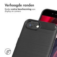 imoshion Brushed Backcover iPhone SE 4 - Zwart