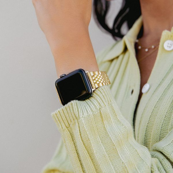 Burga Steel strap Apple Watch | 44/45/46/49 mm - Gold