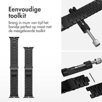 imoshion Stalen bandje Apple Watch Series 1 t/m 11 / SE / Ultra (44/45/46/49 mm) - Zwart