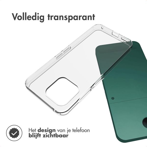 Accezz Clear Backcover Fairphone 6 - Transparant