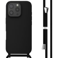imoshion Silicone Case with Strap Apple iPhone 16 Pro - Black
