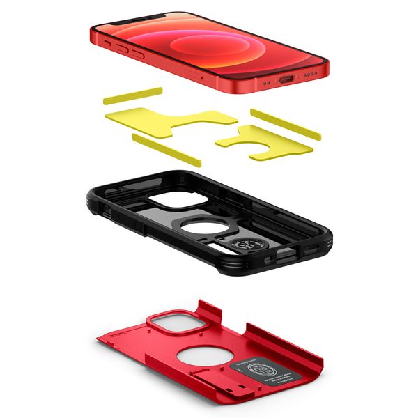 Spigen Tough Armor Backcover iPhone 12 Mini - Rood