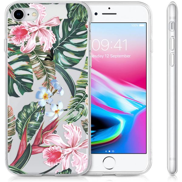 imoshion Design hoesje iPhone SE (2022 / 2020) / 8 / 7 / 6s - Tropical Jungle