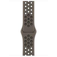 Apple Nike Sport Band Apple Watch Series 1 t/m 11 / SE / Ultra (44/45/46/49 mm) - Olive Grey / Black