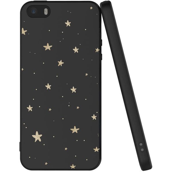 imoshion Design hoesje Apple iPhone 5 / 5s / SE - Sterren / Zwart