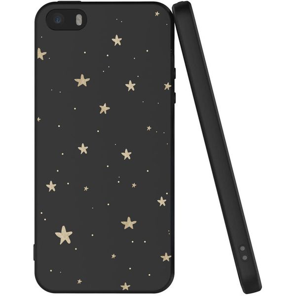 imoshion Design hoesje iPhone 5 / 5s / SE - Sterren / Zwart