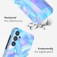 Selencia Vivid Tough Backcover Samsung Galaxy A35 - Holographic Blue Dream