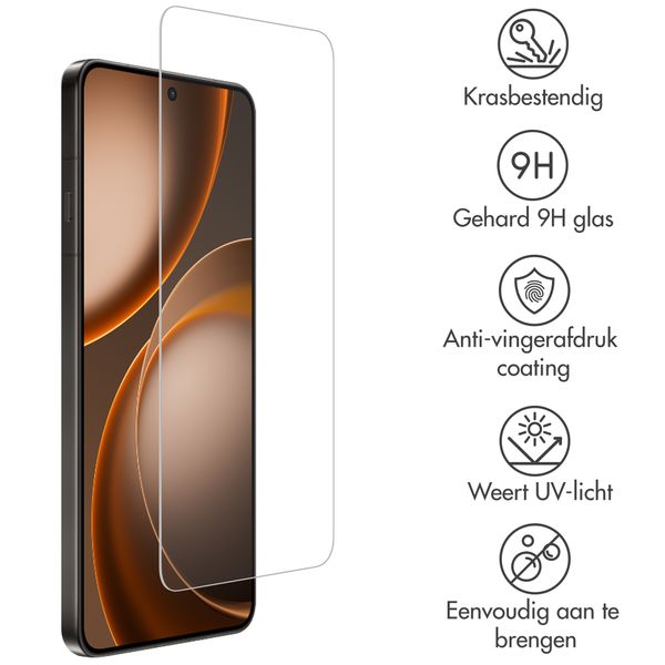 Accezz Gehard Glas Screenprotector Oppo Find X9 Ultra