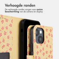 imoshion Design Bookcase Apple iPhone 14 - Sunny Yellow Petite Flowers