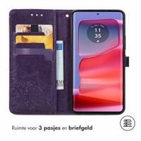 imoshion Mandala Bookcase Motorola Edge 50 Pro - Paars