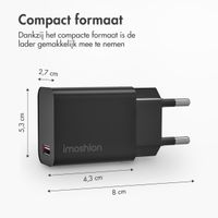 imoshion Wall Charger 18 Watt | USB-A - Zwart