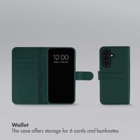 Accezz Edge detachable Bookcase with MagSafe Samsung Galaxy A27 (5G) - Green