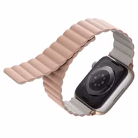 Uniq Revix dubbelzijdig bandje Apple Watch Series 1 t/m 9 / SE (38/40/41 mm) | Series 10 / 11 (42 mm) - Blush Pink / Beige