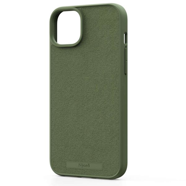 Njorð Collections Suède Comfort+ Case MagSafe iPhone 15 Plus - Olive