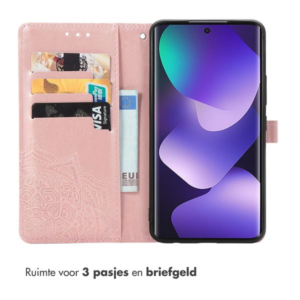 imoshion Mandala Bookcase Xiaomi Redmi Note 15 (5G) - Rose Gold