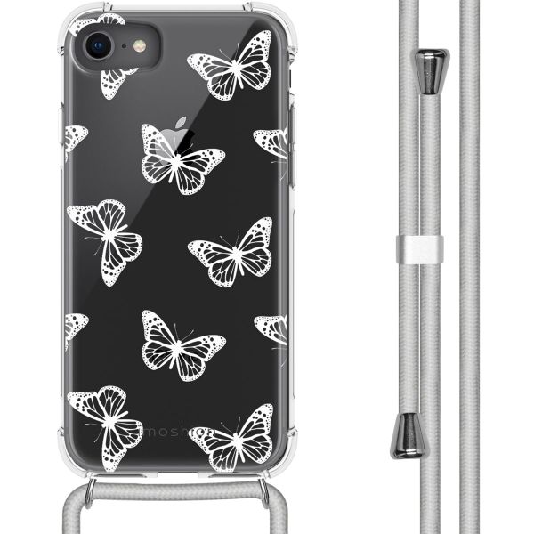 imoshion Design hoesje met koord iPhone SE (2022 / 2020) / 8 / 7 - Butterfly