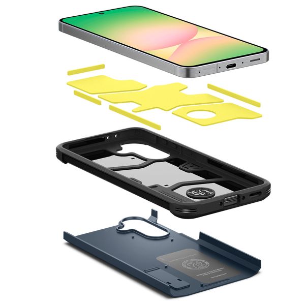 Spigen Tough Armor Backcover Samsung Galaxy A36 - Metal Slate