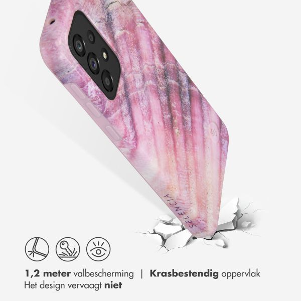 Selencia Aurora Fashion Backcover Samsung Galaxy A33 - Ocean Shell Purple