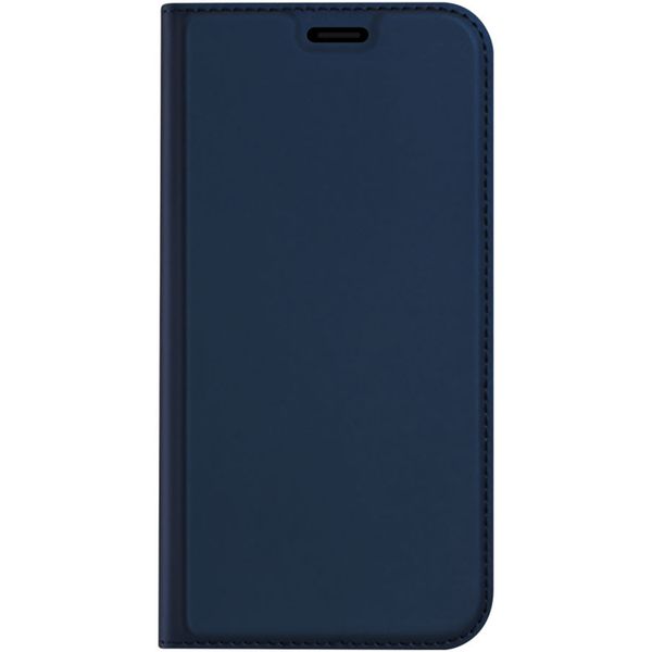 Dux Ducis Slim Softcase Bookcase iPhone 12 (Pro) - Donkerblauw