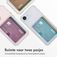 imoshion Softcase Backcover met pasjeshouder Apple iPhone 16e - Transparant